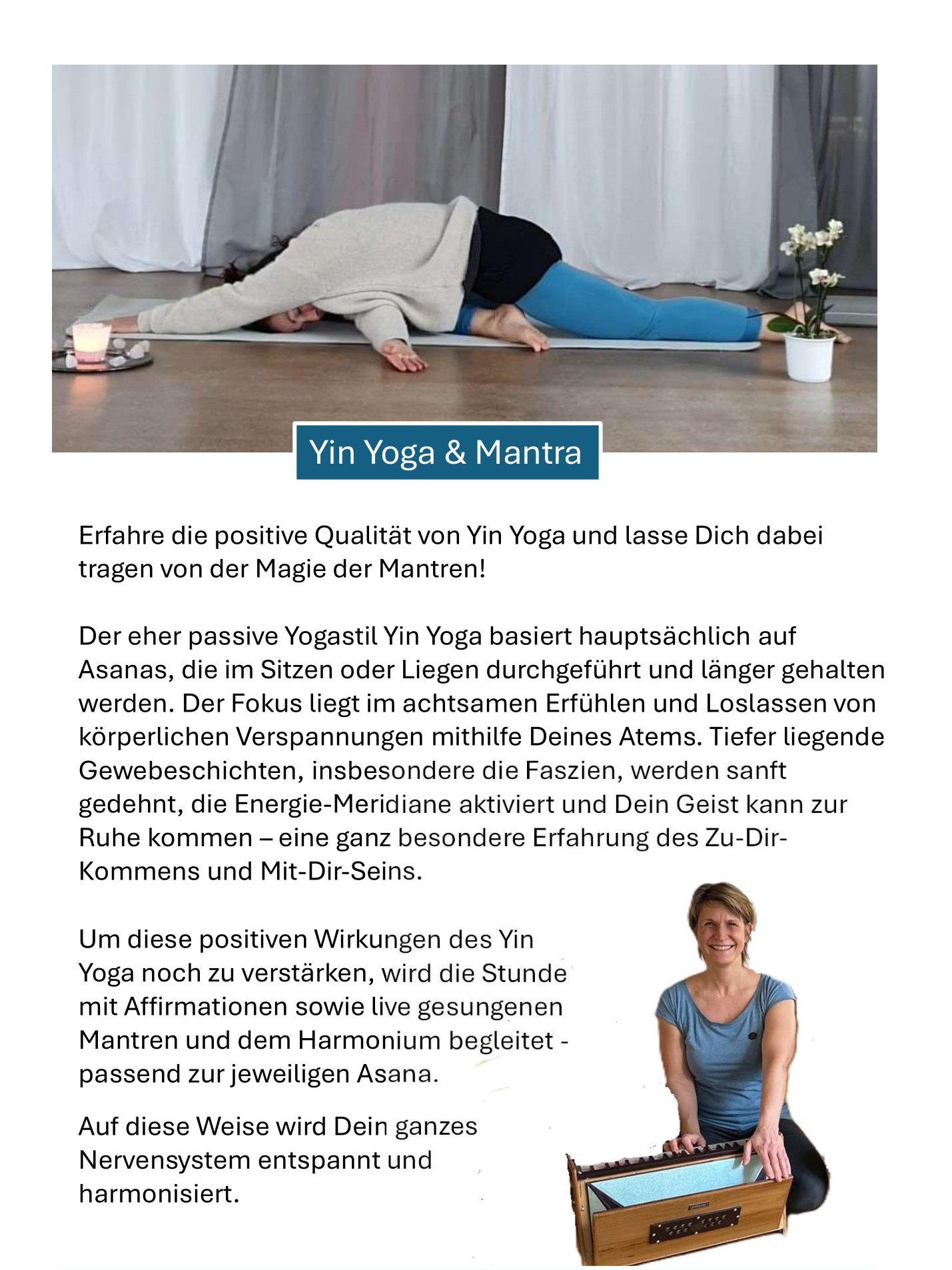 Flyer Yin und Mantra